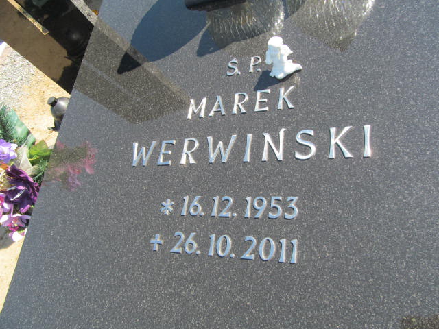 Marek Józef Werwiński 1953 Kutno - Grobonet - Wyszukiwarka osób pochowanych