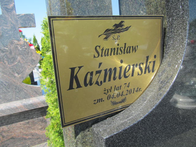 Stanisław Kaźmierski Kutno - Grobonet - Wyszukiwarka osób pochowanych