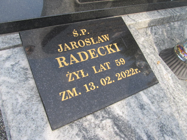Jarosław Radecki 1969 Kutno - Grobonet - Wyszukiwarka osób pochowanych