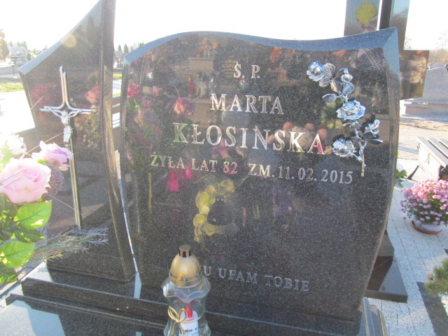Marta Kłosińska 1933 Kutno - Grobonet - Wyszukiwarka osób pochowanych