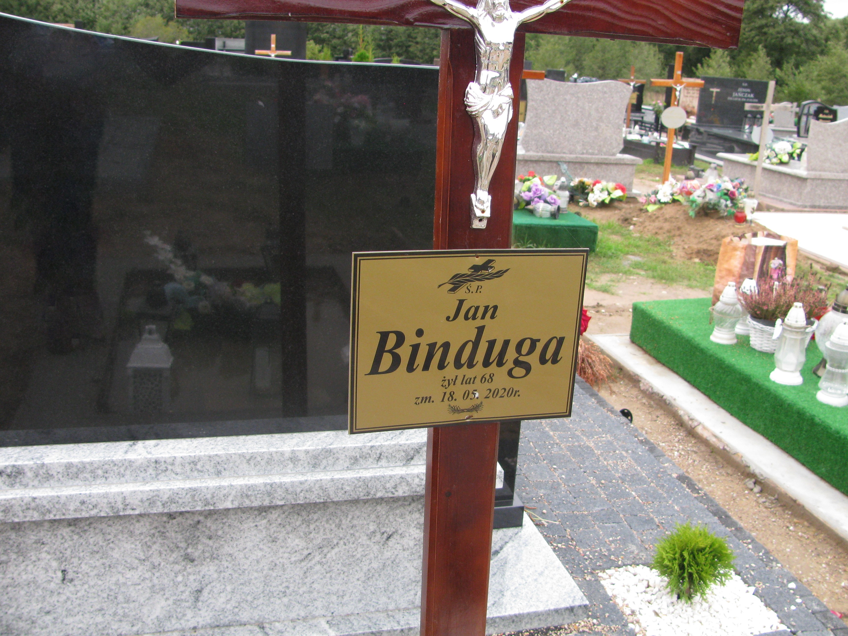 Jan Binduga 1952 Kutno - Grobonet - Wyszukiwarka osób pochowanych