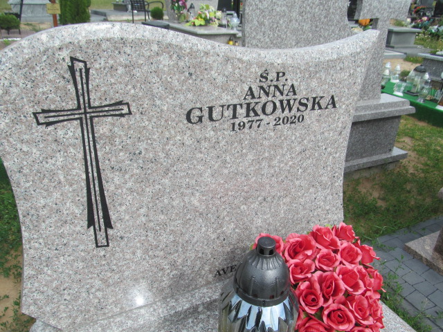 Anna Gutkowska 1977 Kutno - Grobonet - Wyszukiwarka osób pochowanych