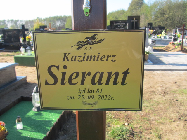 Kazimierz Sierant 1941 Kutno - Grobonet - Wyszukiwarka osób pochowanych