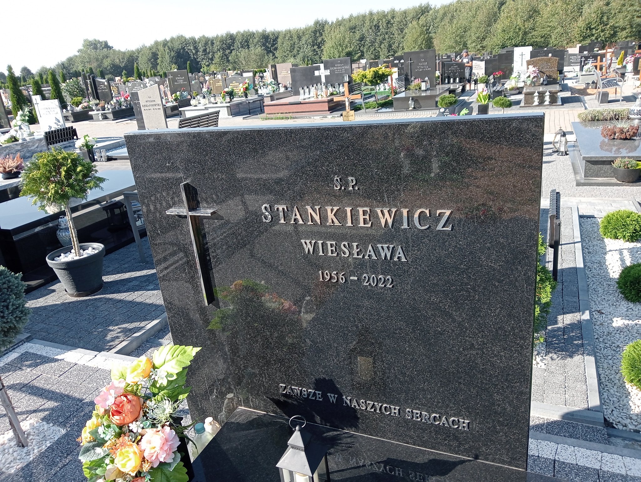 Grób Wiesława Stankiewicz